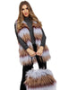 Fluffy Faux Fur Zip Shoulder Handbag