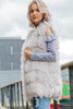 Fluffy Faux Fur Panel Gilet