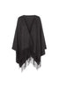 Fringe Blanket Cape Wrap Shawl