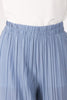 Full Length High Waist Pinstripe Pleated Culotte Trouser