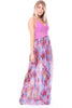 Tie-Dye Print Maxi Dress