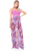 Tie-Dye Print Maxi Dress