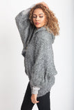 Hooded Soft Touch Knitted Cardigan with Sleeves