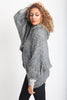 Hooded Soft Touch Knitted Cardigan with Sleeves