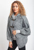 Hooded Soft Touch Knitted Cardigan with Sleeves