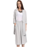 Linen Matching Longline Blazer and Culotte Co-Ord Set