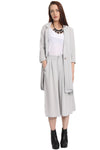 Linen Matching Longline Blazer and Culotte Co-Ord Set