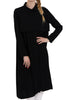 Longline Shirt Dress With Cape Back