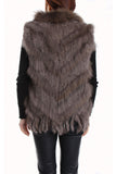 Real Fur Gilet Body warmer