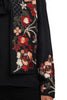 Red Embroidered Floral Design Jacket