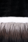 Sleeveless Two Tone Faux Fur Gilet
