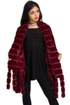 Soft Faux Fur Shawl Poncho