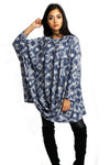 Square Design Oversized Dress Top