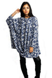 Square Design Oversized Dress Top