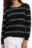 Stripe Knitted Round Neck Jumper