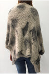 Tie Dye Soft Knit Oversized Cardigan