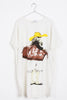 Woman Illustration With Hat print T-Shirt Dress