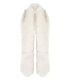 Thick Soft Fluffy Faux Fur Long Collar Scarf