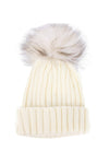 Detachable Faux Fur Bobble Pom Pom Hat