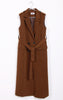 Brown longline best selling coats 