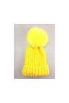 KID Detachable Faux Fur Bobble Pom Pom Hat